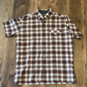 Kuhl Men's Plaid Shirt - Red/blue/white plaid